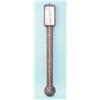 Image 1 : P. Gally, Cambridge, a George III stick barometer, the silvered dial with Vernier scale, containe...