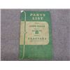 Image 1 : John Deere Model B Series Parts List Manual