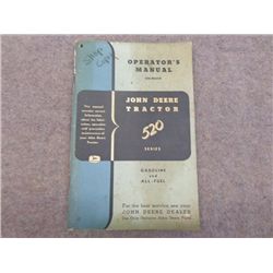 John Deere Tractor 520 Series Operators Manual