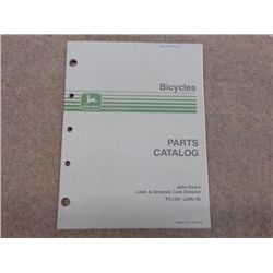 John Deere Bicycles Parts Cat Jan-78