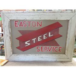 Easton Steel Service Sign