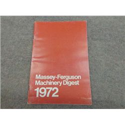 Massey-Ferguson Machinery Digest 1972