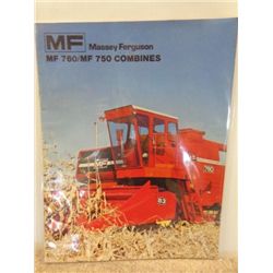 Massey-Ferguson MF 760-MF 750 Combine Brochure