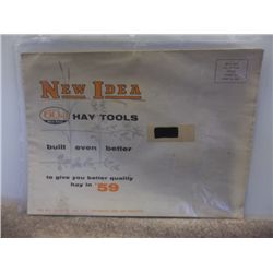 New Idea Hay Tools Brochure Tull Bros `59