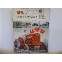 International 300 Utility Tractor Brochure.