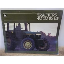 John Deere 40 to 85 HP Tractors Brochure