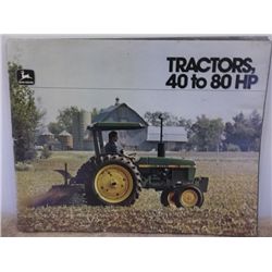 John Deere 40 to 80 HP Tractors Brochure