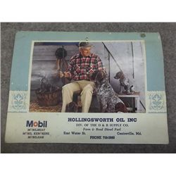 `78 Advert Cal Mobil Hollingsworth Oil Co