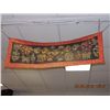 Image 1 : TAPESTRY - HAND CRAFTED INDIA STYLE - RED BOARDER
