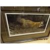 Image 1 : FRAMED LIMITED EDITION PRINT "ON THE MOVE - RED FOX" - ROBERT BATEMAN
