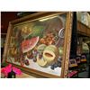 Image 1 : GUILDED FRAMED STILL LIFE - FRUIT