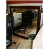 Image 1 : NEW MAHOGANY FRAMED MIRROR - LARGE