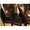 Image 1 : LEATHER DINING CHAIR - BID ON ONE TIMES 5