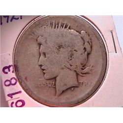 1921 Peace Dollar, Readable Date.Key Date