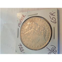 1886 MORGAN SILVER DOLLAR AU/BU MIRROR FINISH