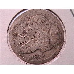 1836 Bust Dime VG Detail