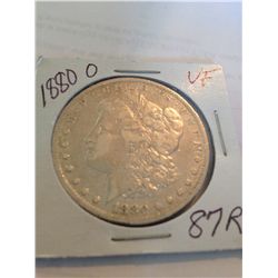 1880-O   MORGAN SILVER DOLLAR