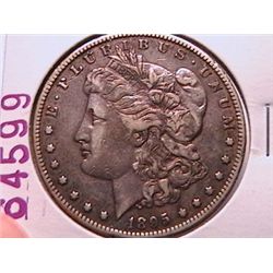 1895-O Morgan Dollar Ch XF, Scarce Date