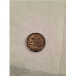1858 FLYING EAGLE ONE CENT VF-30