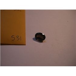 9.25 CARAT SMOKY TOPAZ *BEAUTIFUL OVAL CUT/FACETED & POLISHED GEMSTONE*!!
