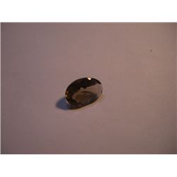 21.95 CARAT *HUGE* SMOKY TOPAZ *BEAUTIFUL OVAL CUT/FACETED & POLISHED GEMSTONE*!!