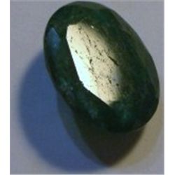 19.80 CARAT *HUGE* EMERALD *BEAUTIFUL OVAL CUT/FACETED & POLISHED PRECIOUS GEMSTONE*!!