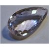 Image 1 : 29.75 CARAT *HUGE* PINK AMETHYST *BEAUTIFUL TEAR DROP CUT/FACETED & POLISHED GEMSTONE*!!