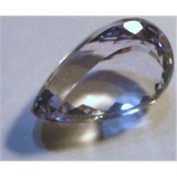 33.95 CARAT *HUGE* PINK AMETHYST *BEAUTIFUL TEAR DROP CUT/FACETED & POLISHED GEMSTONE*!!