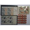 Image 1 : VINTAGE STAMPS LOT OF 12 TOTAL STAMPS & A BOOK OF 5 *HELP FIGHT HEART DISEASE* AIR MAIL STICKERS!!