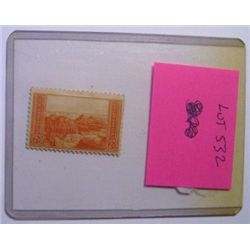 VINTAGE 2 CENT STAMP *GRAND CANYON* NEVER USED!! STAMP CAME OUT OF SAFE!!