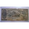 Image 1 : 1863 CONFEDERATE NOTE $5.00 *THE STATE OF LOUISIANA-TREASURERS OFFICE SHREVEPORT* NO. 2709!!
