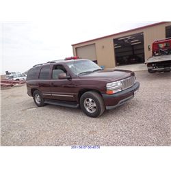 2001 - CHEVROLET TAHOE
