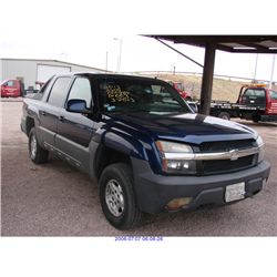 2002 - CHEVROLET AVALANCHE