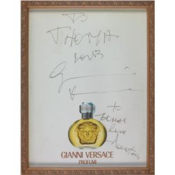 Gianni and Donatella Versace