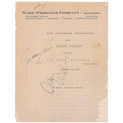 Orson Welles and Madeleine Carroll