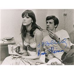 Jean Paul Belmondo and Anna Karina