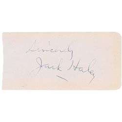 Wizard of Oz: Jack Haley