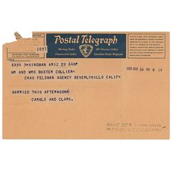 Clark Gable and Carole Lombard