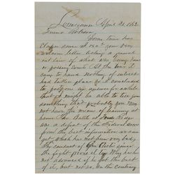 Union Soldier’s Letter