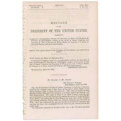 Lincoln Presidential Message