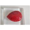 Image 1 : ***Stunning Red Ruby 8.65ct  Pear Cut  16 x 12mm***