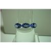 Image 1 : 9.50 CTW TANZANITE ring .925 STERLING SILVER