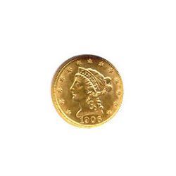 Early Gold Bullion $1 Liberty Gold type1 Extra Fine to