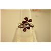 17.45 CTW Garnet Ring .925 Sterling Silver