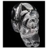 Image 1 : NATURAL 62.31 CTW CUT CRISTAL SMALL DOG FIGURE