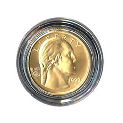 Gold $5 Commemorative George Washington BU (Date of our