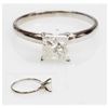 Image 1 : 1.15 ctw Certified Diamond 14k Solitaire Ring J I-2