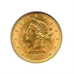 Early Gold Bullion $10 Liberty Uncirculated