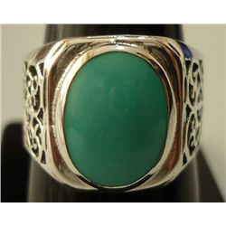 32.75 ctw Lapiz Ring .925 Sterling Silver