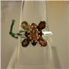 Image 1 : 27.10 ctw,SEMIPRECIOUS RING .925 STERLING SILVER